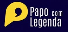 Logotipo do podcast Papo com Legenda