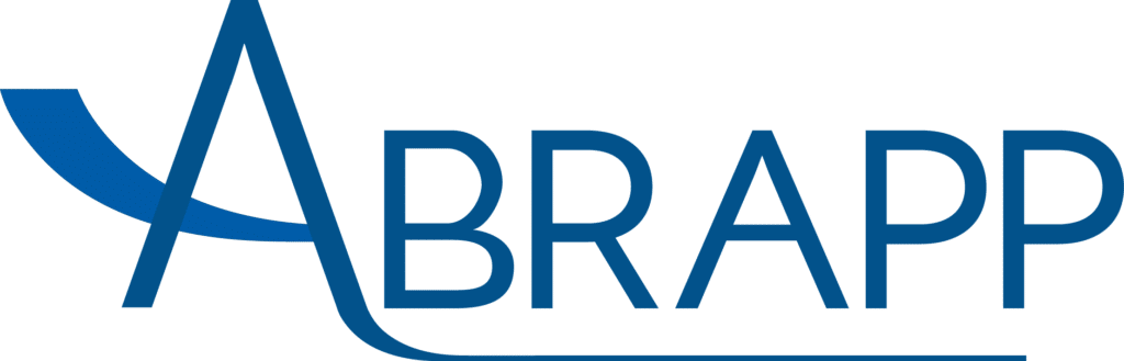 Logotipo da Abrapp - Associação Brasileira de Previdência Complementar. Link para o site.